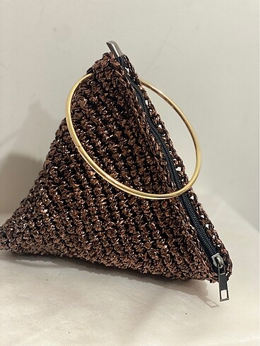 Zara Piramit gece çantası