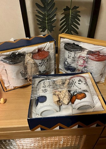 Japon Seramiği Estetik Sake Bardak Seti