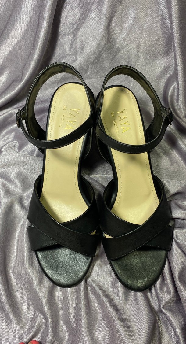 Siyah Tokalı Kalın Topuklu Platform Kadın Ayakkabı - Görsel 4