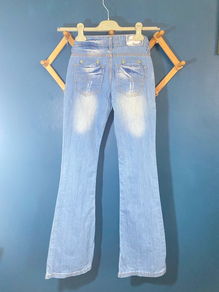 Flare Jean Pantolon - Görsel 3