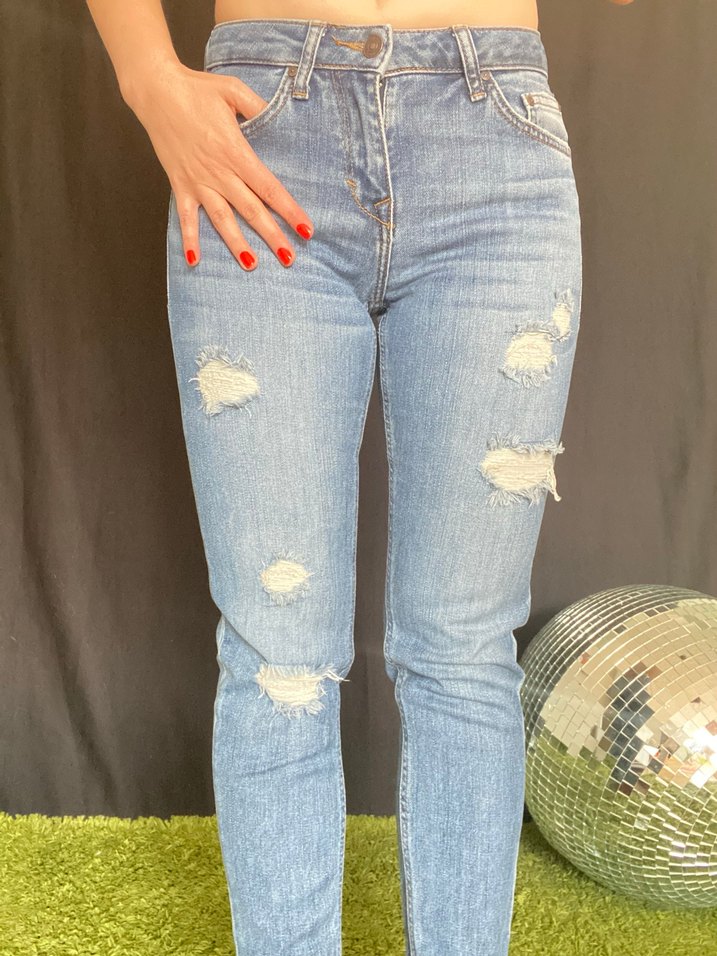 Kadın Boyfriend Kot / boyfriend jean - Görsel 5