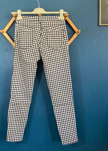 Kadın Desenli Kemerli Pantolon - Görsel 5