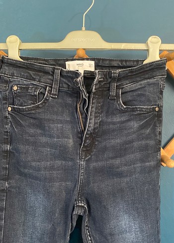 Gri 34 Beden Mango Kot Pantolon - Görsel 2