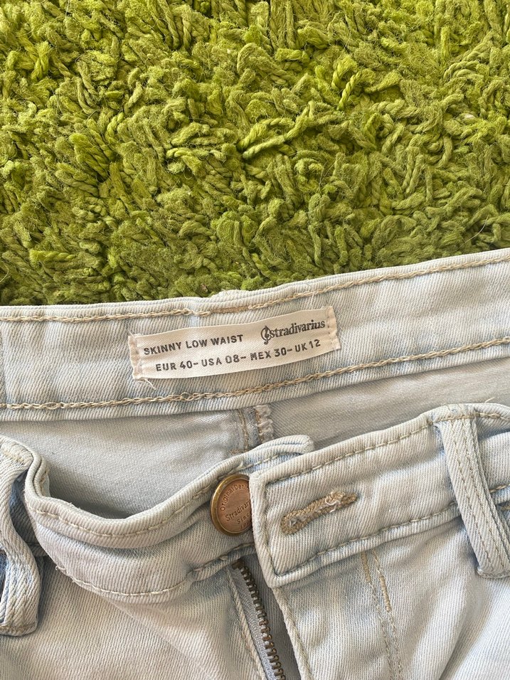 Beyaz Denim Pantolon - Görsel 5