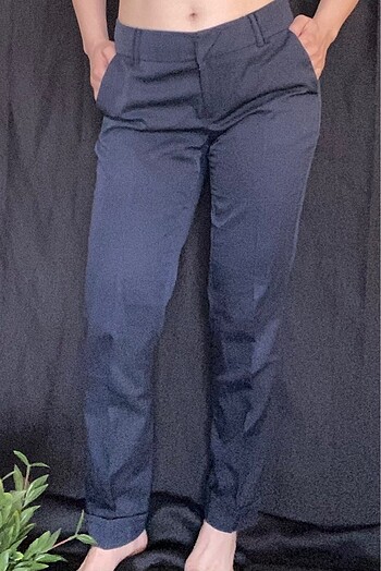 Lacivert Slim Fit Kumaş Pantolon