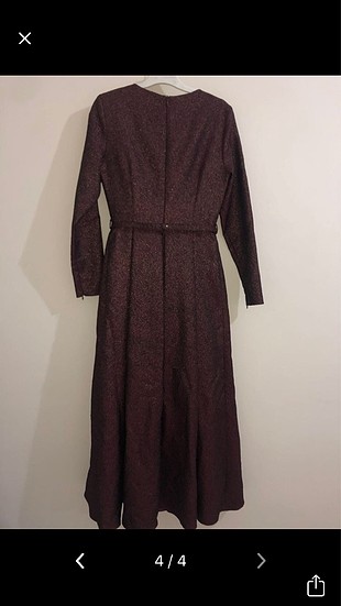 38 Beden bordo Renk Abiye