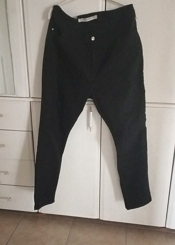 Siyah Normal Boy Kadın Kot Pantolon - Görsel 5