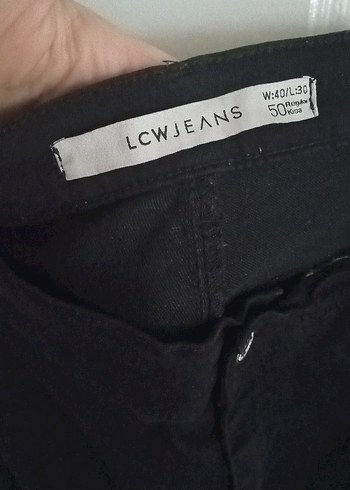 Siyah Normal Boy Kadın Kot Pantolon - Görsel 6