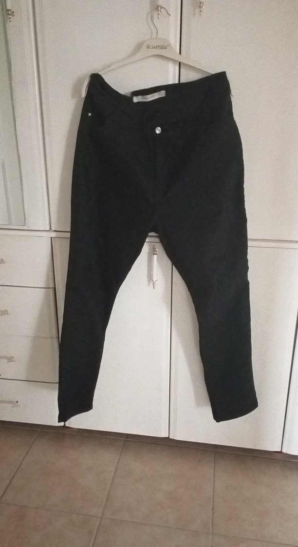 Siyah Normal Boy Kadın Kot Pantolon - Görsel 5