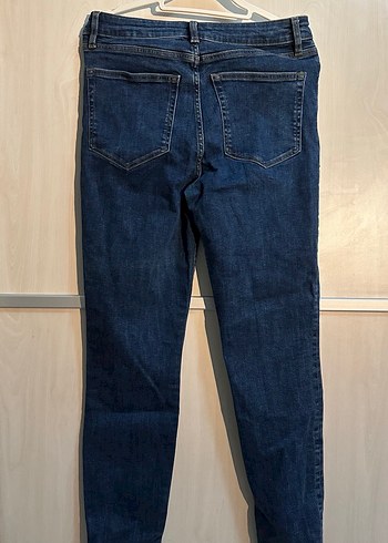 Zara Lacivert Kadın Denim Pantolon - Görsel 6