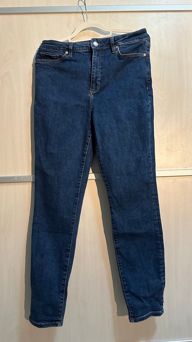 Zara Lacivert Kadın Denim Pantolon - Görsel 5