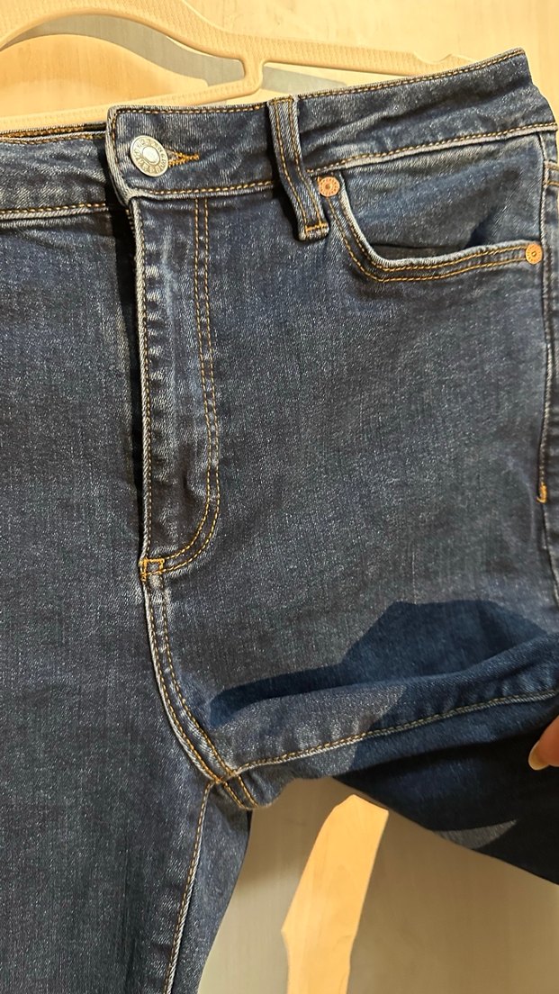 Zara Lacivert Kadın Denim Pantolon - Görsel 2