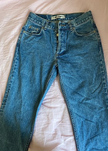 Kadın Mavi Vintage Denim Jean