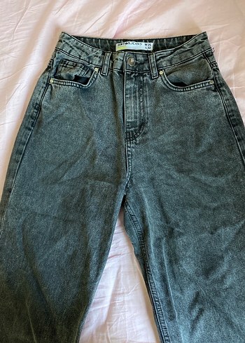 antrasit wide leg jean