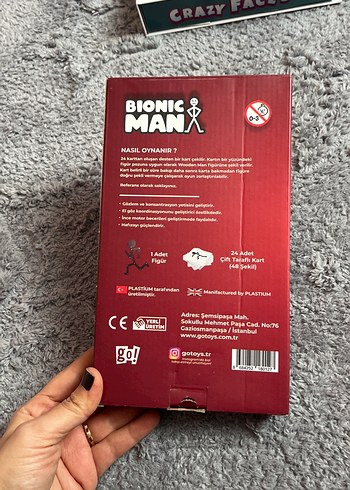 Bionic Man Kırmızı Tahta Oyun Seti - Görsel 2