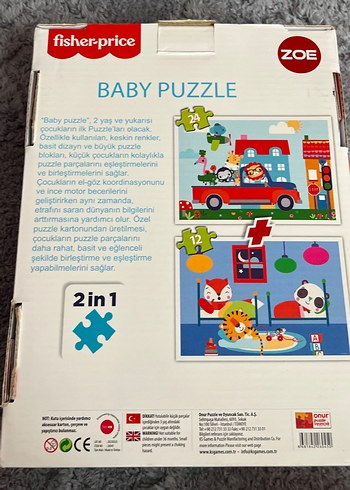 Fisher-Price 2'si 1 Arada Bebek Yapboz - Görsel 2