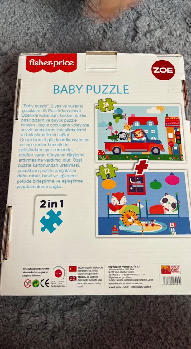 Fisher-Price 2'si 1 Arada Bebek Yapboz - Görsel 2