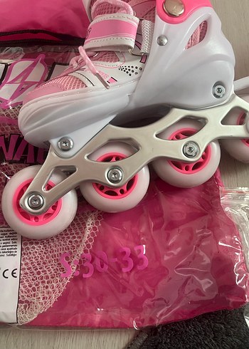 30-33numara ayarlanabilir ışıklı paten - Görsel 2