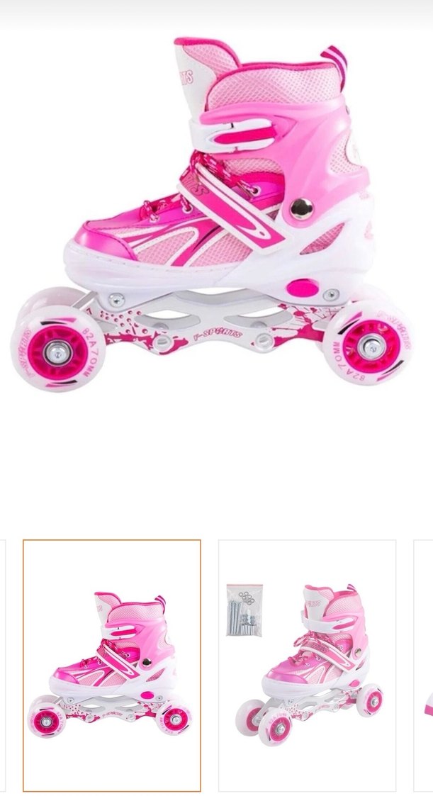 30-33numara ayarlanabilir ışıklı paten - Görsel 5