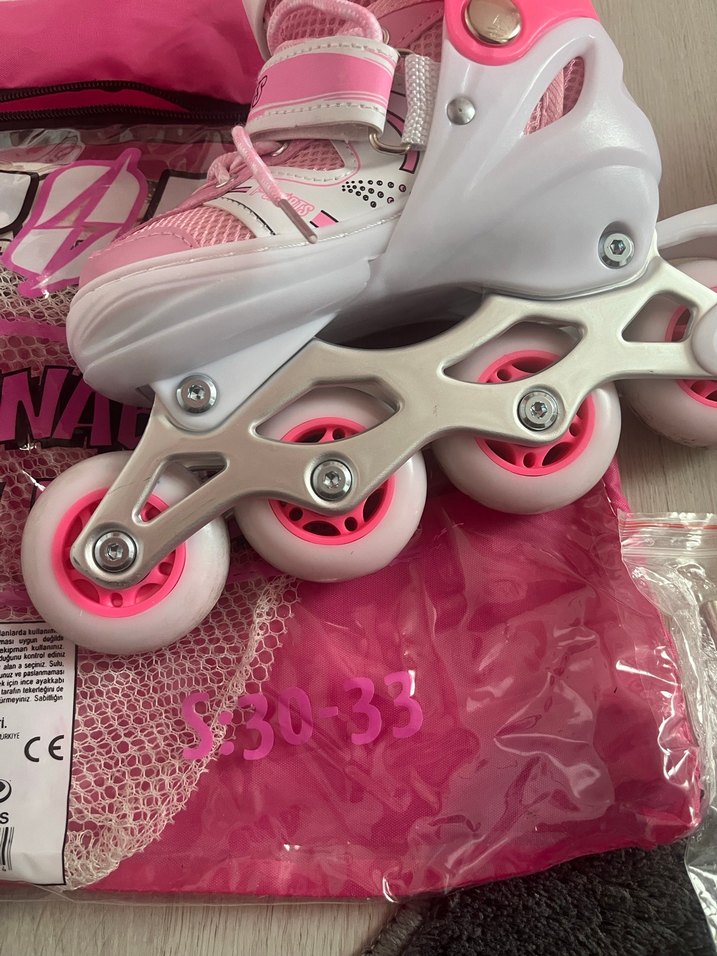 30-33numara ayarlanabilir ışıklı paten - Görsel 2