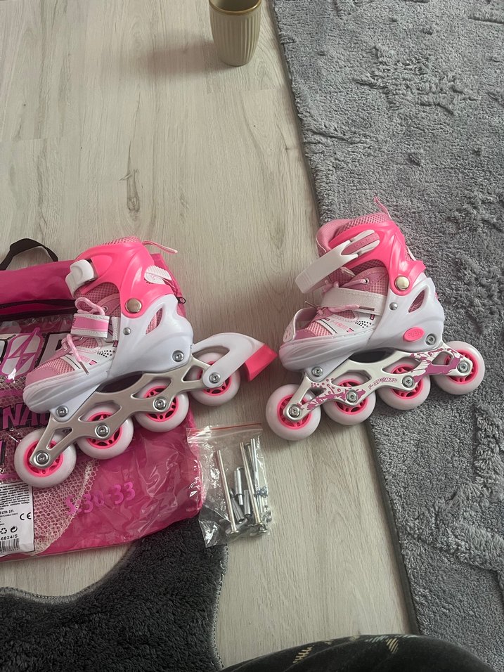 30-33numara ayarlanabilir ışıklı paten - Görsel 3