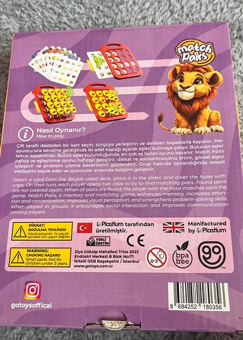 Go Match Pairs Eğitim Oyunu - Görsel 2