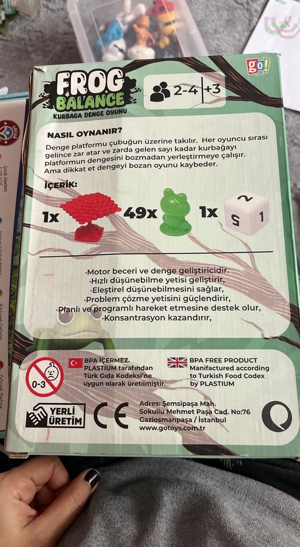 Kurbaga Denge Oyunu - 2-4 Kişilik - Görsel 2