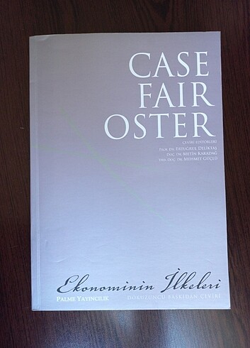 Case Fair Oster - Ekonominin İlkeleri