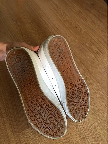 44 Beden beyaz Renk H&M sıfır erkek sneakers