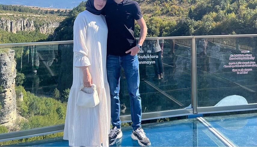 Beyaz yazlık uzun elbise