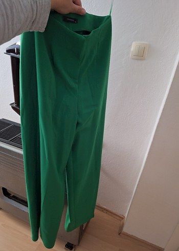 Trendyol & Milla Yeşil Regular Fit Kumaş Pantolon