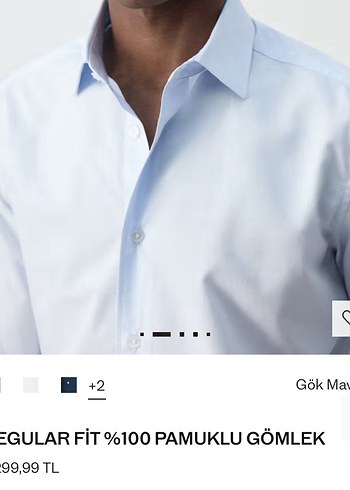 Mango Acik Mavi Klasik Gomlek