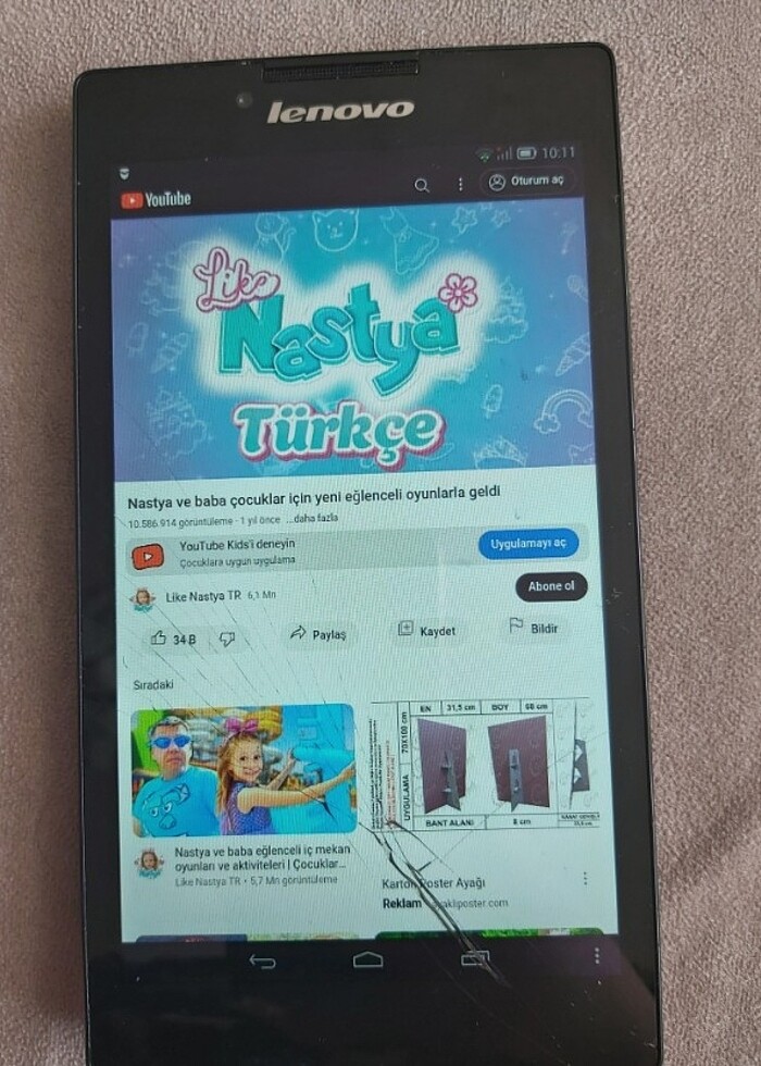 Lenovo dolby sim kart girişli tablet  - Görsel 3