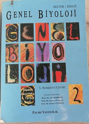 Biyoloji üniversite ders kitabı 