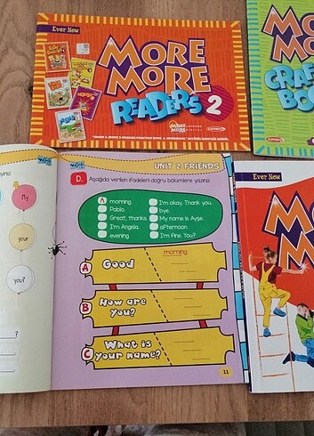 Beden Renk More more 2 english practice book ve workbook