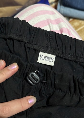 LC Waikiki Siyah Hamile Midi Pantolon