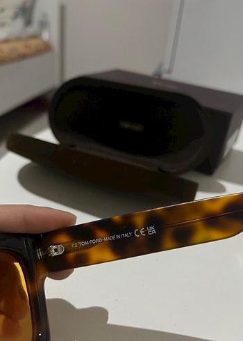 Kahverengi Transparan Kadın Güneş Gözlüğü - Görsel 5