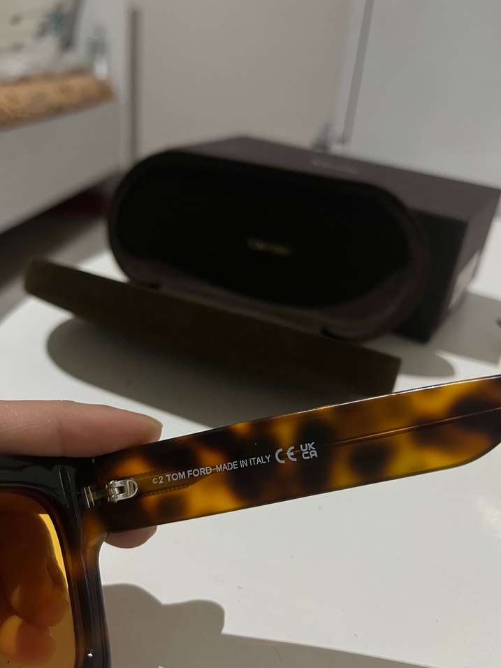 Kahverengi Transparan Kadın Güneş Gözlüğü - Görsel 5