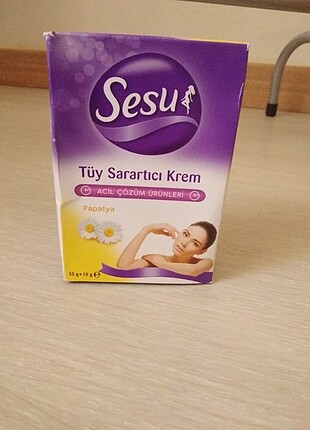 Sesu tüy sarartıcı krem