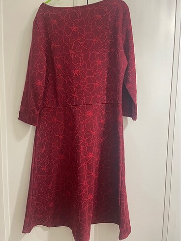 C&A Bordo elbise