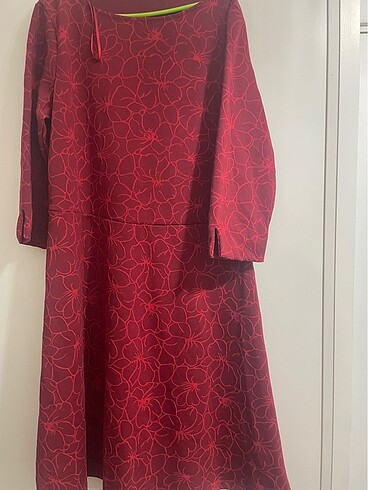 44 Beden Bordo elbise
