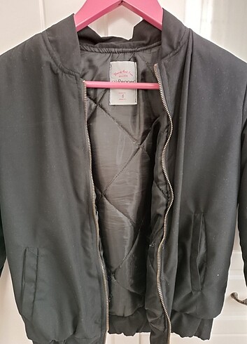 Siyah bomber ceket