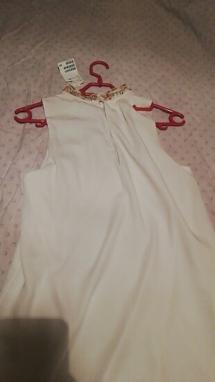 40 Beden Beyaz şık elbise
