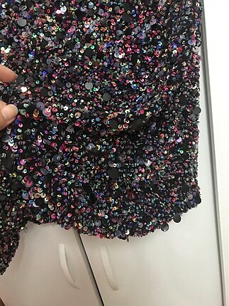 38 Beden çeşitli Renk Machka pul işlemeli bolera ceket