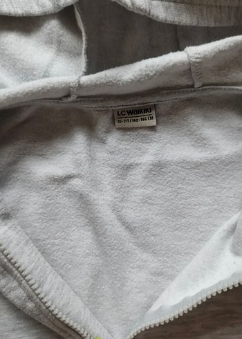 Erkek Çocuk Gri Fermuarlı Sweatshirt - Görsel 8