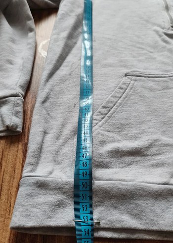 Erkek Çocuk Gri Fermuarlı Sweatshirt - Görsel 6