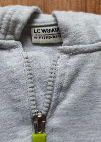 Erkek Çocuk Gri Fermuarlı Sweatshirt - Görsel 10