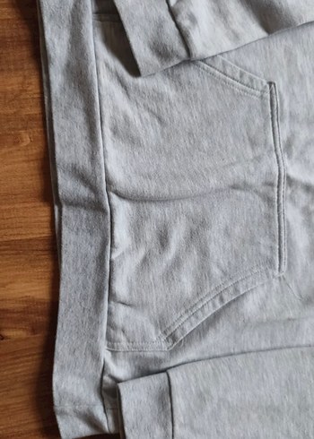 Erkek Çocuk Gri Fermuarlı Sweatshirt - Görsel 3