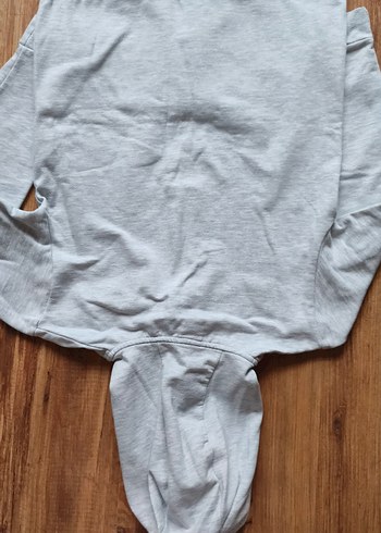 Erkek Çocuk Gri Fermuarlı Sweatshirt - Görsel 5