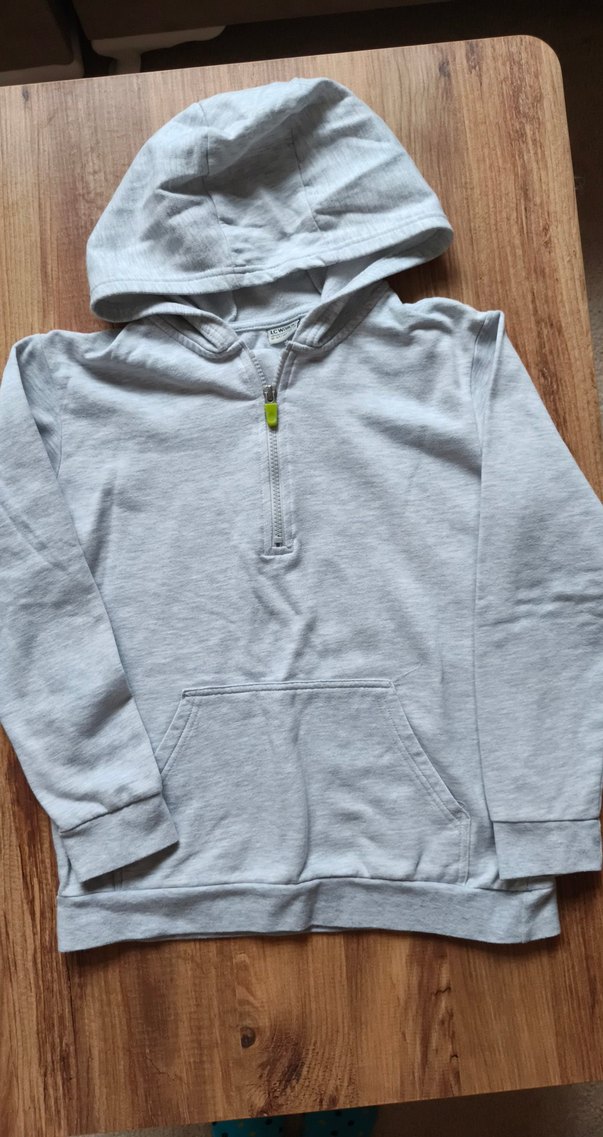 Erkek Çocuk Gri Fermuarlı Sweatshirt - Görsel 2